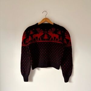 1950/60’s Reindeer Knit Sweater